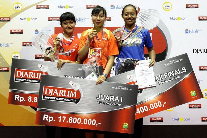 SELAMAT...Gabriela dan Mutiara Juara di Sirnas Pekanbaru-Riau
