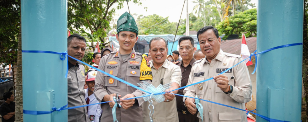 Jembatan Merah Putih Presisi, Wujud Sinergi Polri dan Pemerintah Buka Akses Masyarakat Pucuk Rantau