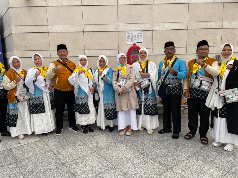 137 Jemaah Haji Rohil Kloter 6 Tiba di Madinah, 3 Orang Tertunda karena Kesehatan