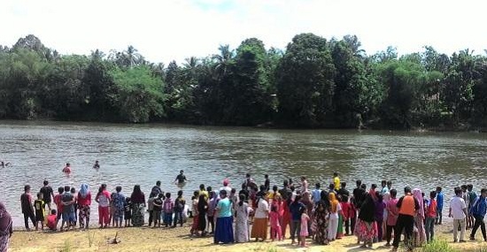 Berenang Petang Hari, Fahrul Dilaporkan Hilang Terseret Arus Sungai Kampar