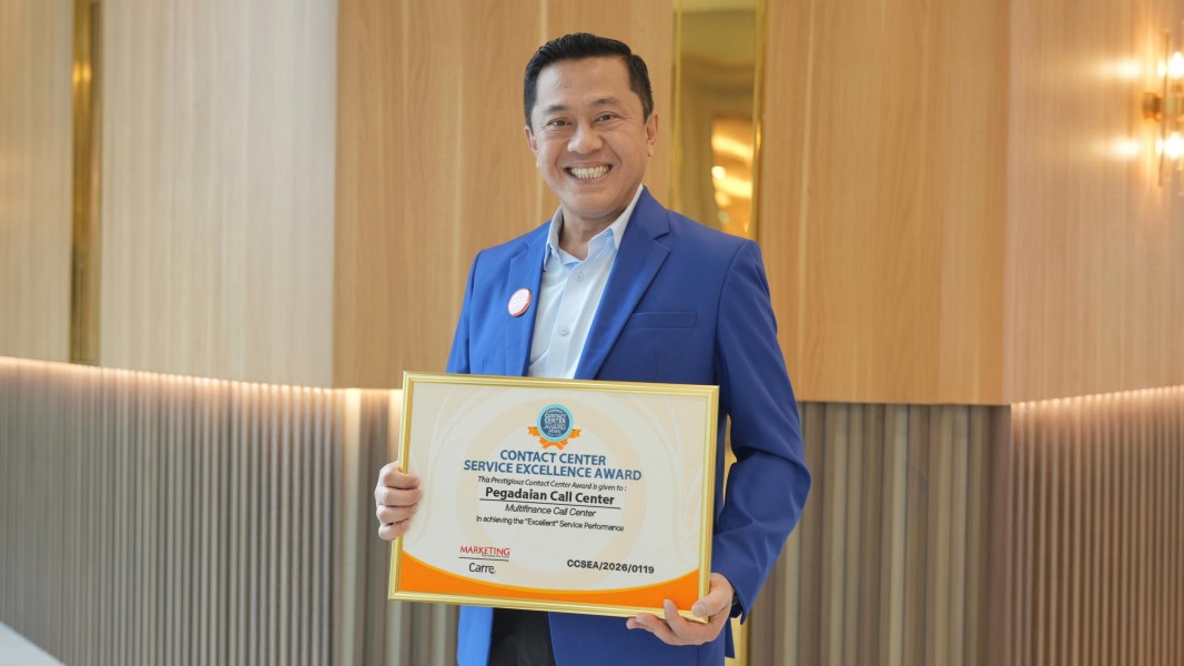 Melayani Sepenuh Hati, Pegadaian Raih Penghargaan Top CX Brand Award 2026