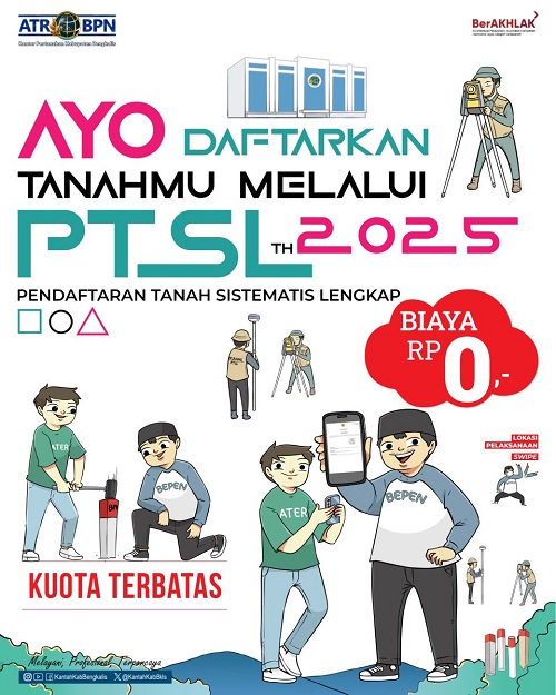 Program BPN PTSL untuk 20 Wilayah di Kabupaten Bengkalis