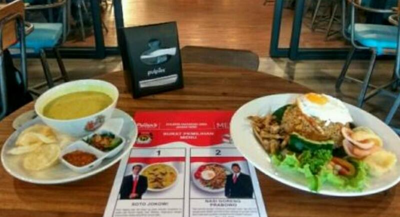 PILIH MANA...Gurihnya Soto Jokowi atau Pedasnya Nasi Goreng Prabowo?