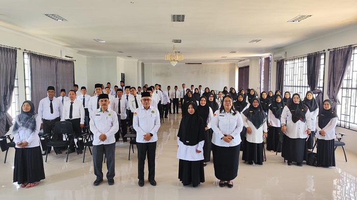 142 ASN Kankemenag Rokan Hilir Ikuti Pembukaan Latsar CPNS dan Orientasi PPPK