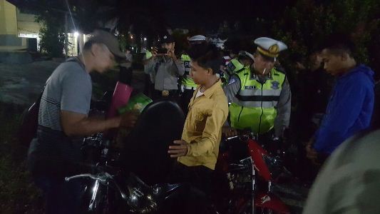 Razia Premanisme, 19 Unit Kendaraan Diamankan Polsek Pangkalan  Kuras