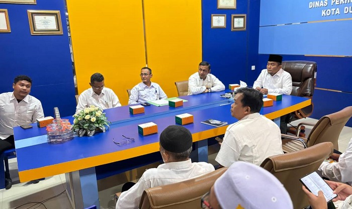 Dishub Dumai  dan PT Pelita Air Bahas Pengoperasian Bandara Pinang Kampai