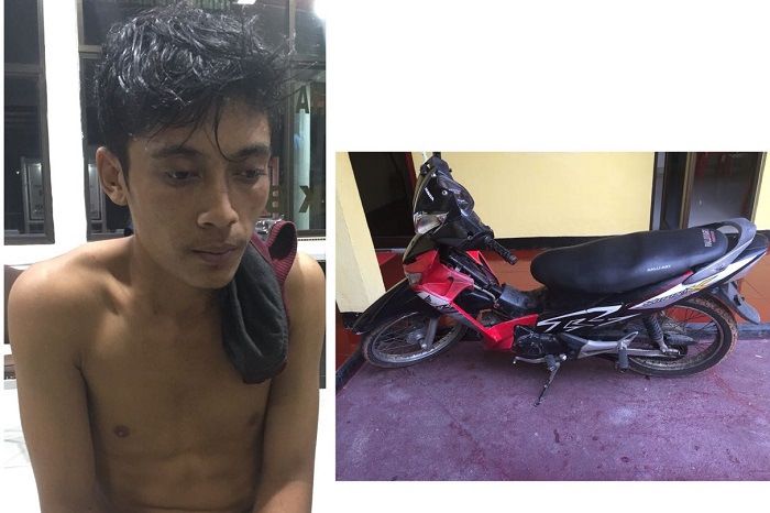 Nyaris Dihakimi Warga, Satu dari Dua Pelaku Jambret di Rohil Diserahkan ke Polisi