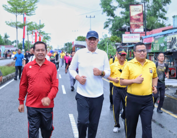 Wakil Bupati Muzamil Lepas Karhutla Fun Run 5K Kepulauan Meranti