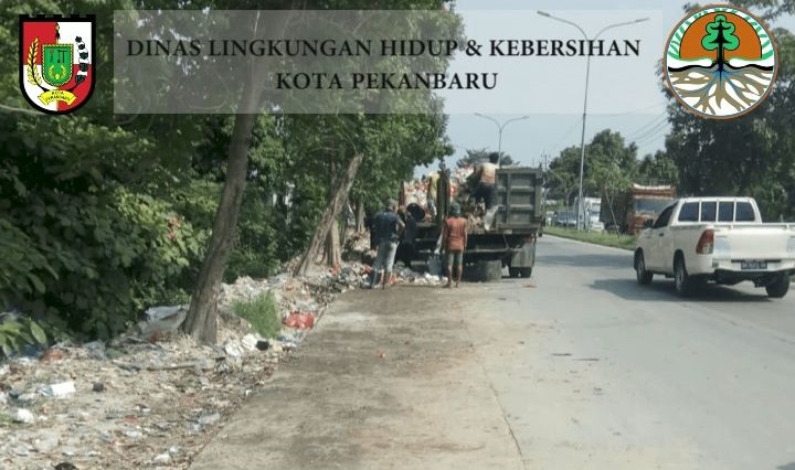 Nah, Begitu Dong... 10 Titik Tumpukan Sampah di Tuah Madani Sudah Dibersihkan