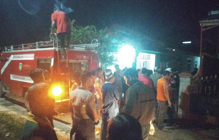 Lima Rumah di Dumai Hangus Terbakar, Penghuni Berhamburan Keluar