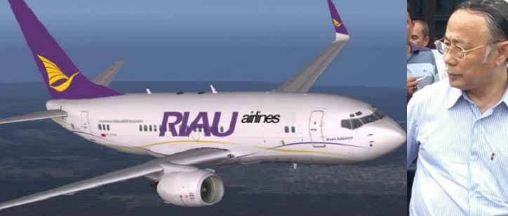 LIMA TAHUN MENGENDAP...Gara-gara Penyertaan Modal  pada Riau Airlines  Bupati Ini Masuk Penjara