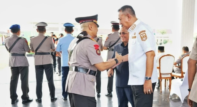 Wabup Muzamil Hadiri Penutupan Diktukba Polri SPN Polda Riau