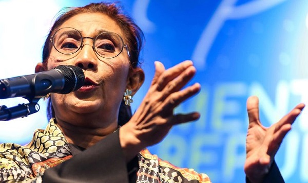 Jawaban 'Nakal' Susi Pudjiastuti Saat Ditanya Beda Pulang Kampung dan Mudik, ''Saya Ini Orang Kampung, Tinggal di Kampung''