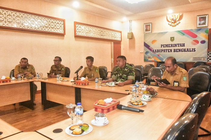 Pemkab Bengkalis Ikuti Rakor Pengendalian Inflasi Daerah Secara Zoom Meeting