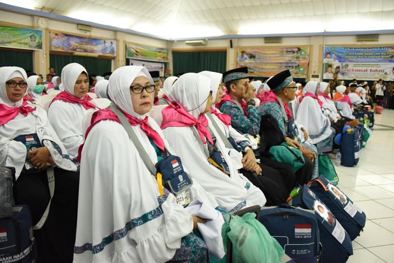 JCH Bengkalis Kloter 4 Tadi Pagi Bertolak ke Tanah Suci